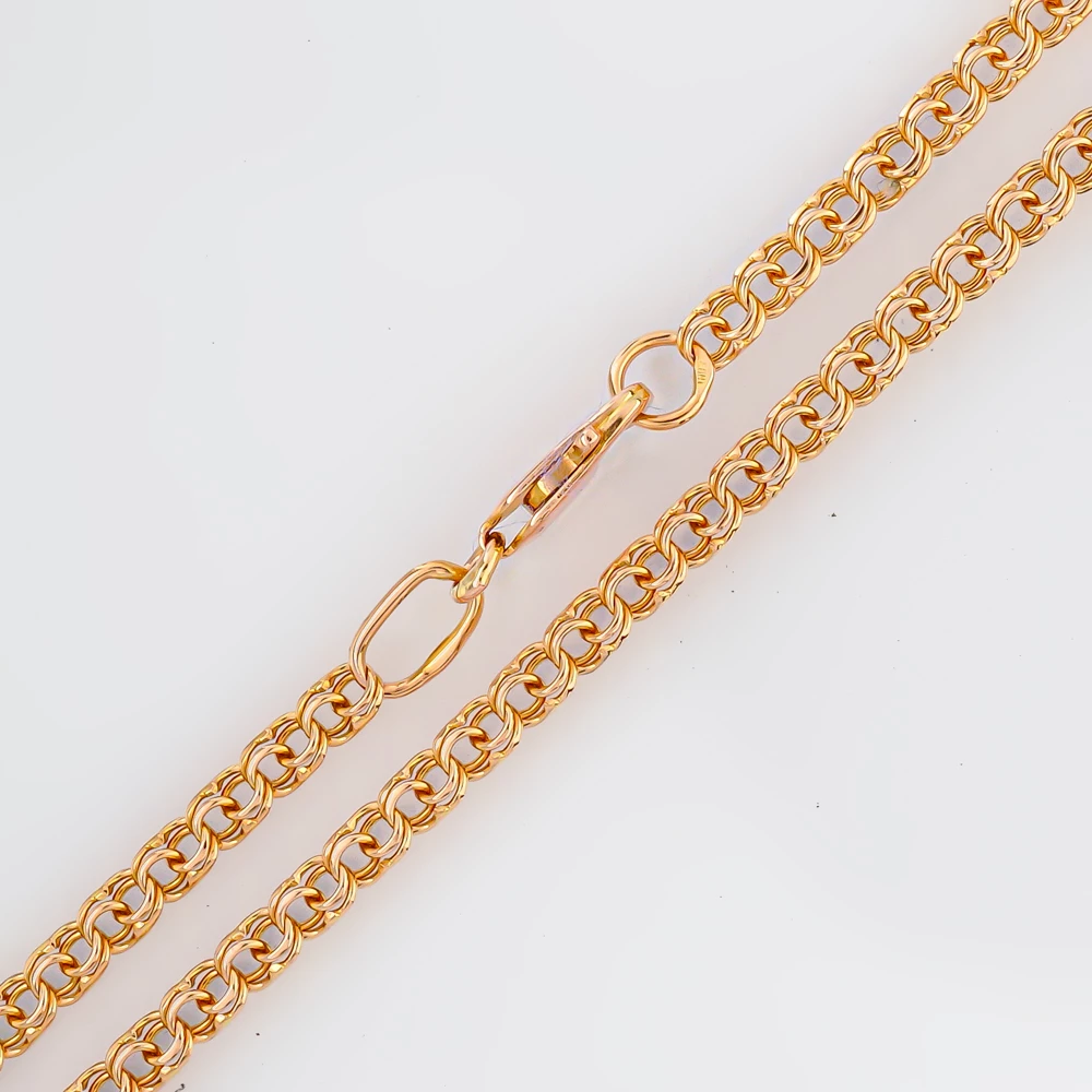 Цепь из красного золота 585 пробы