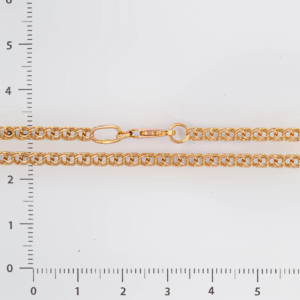 Цепь из красного золота 585 пробы