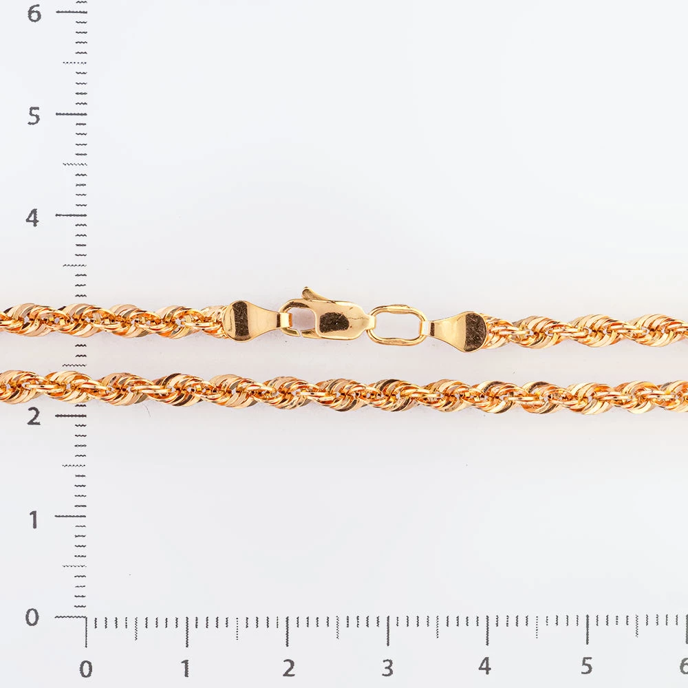 Цепь из красного золота 585 пробы