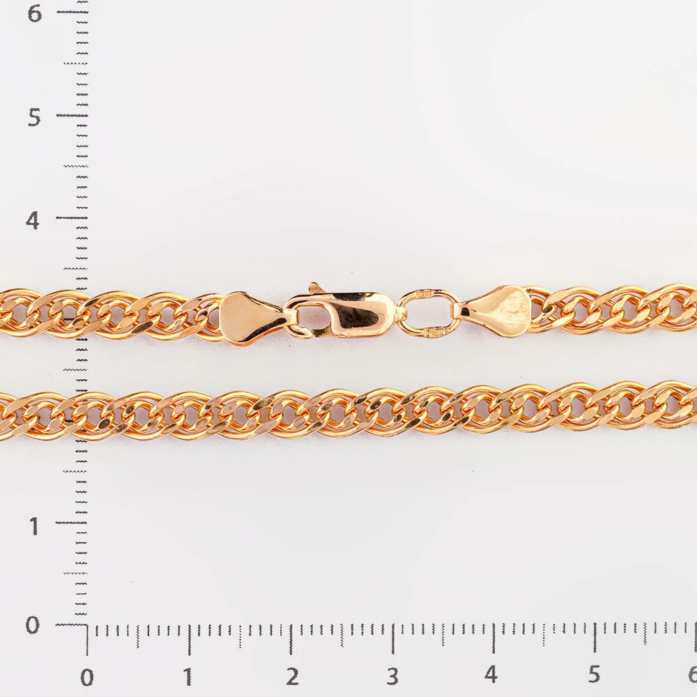 Цепь из красного золота 585 пробы