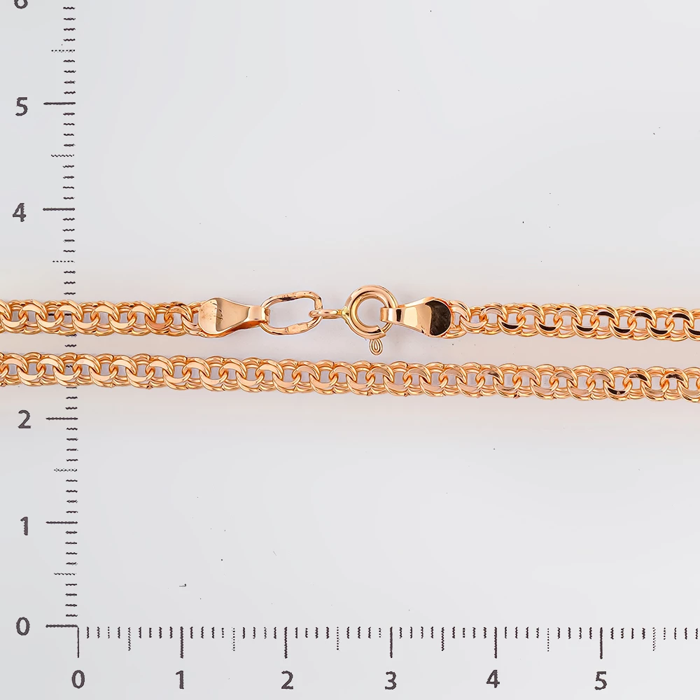 Цепь из красного золота 585 пробы