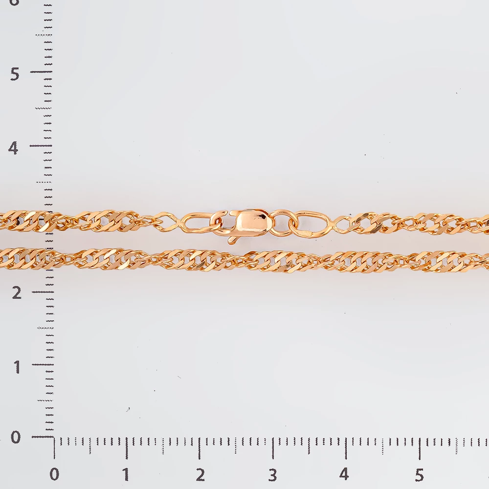 Цепь из красного золота 585 пробы