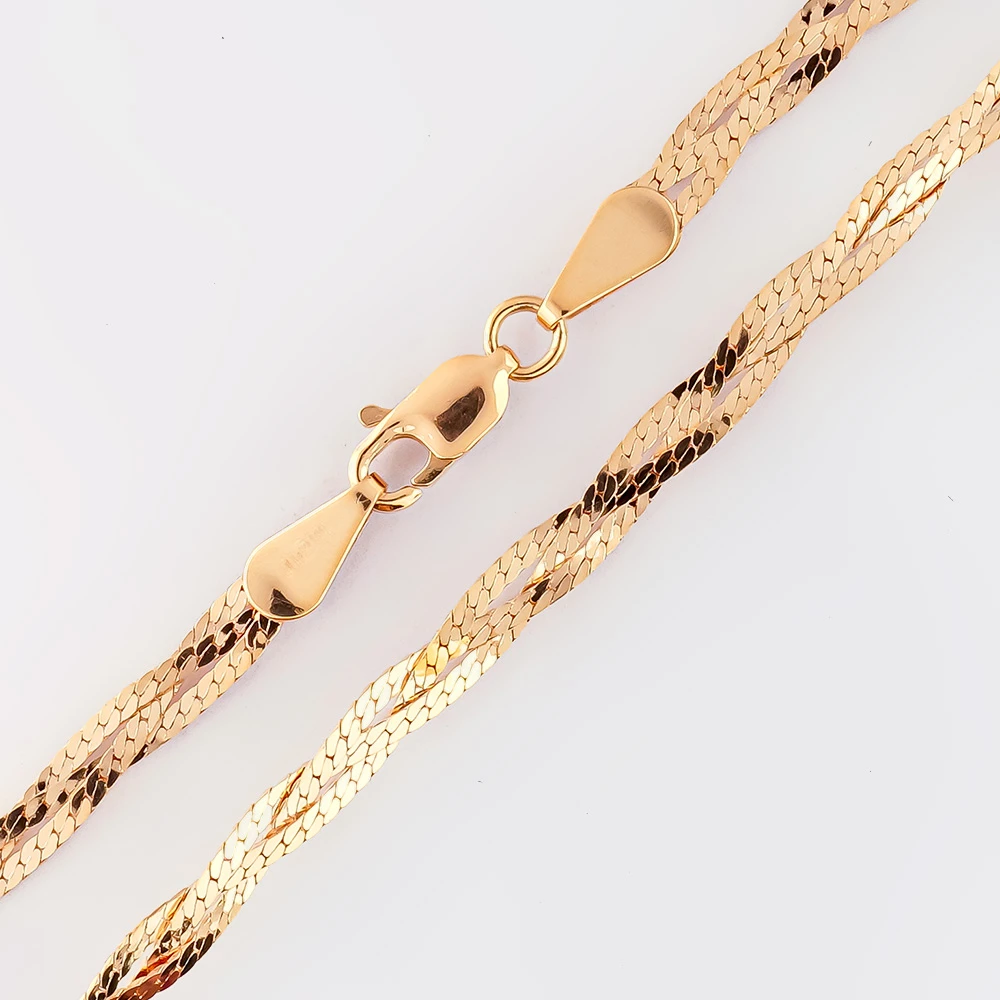 Цепь из красного золота 585 пробы