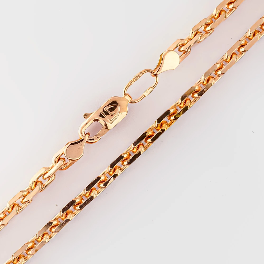 Цепь из красного золота 585 пробы