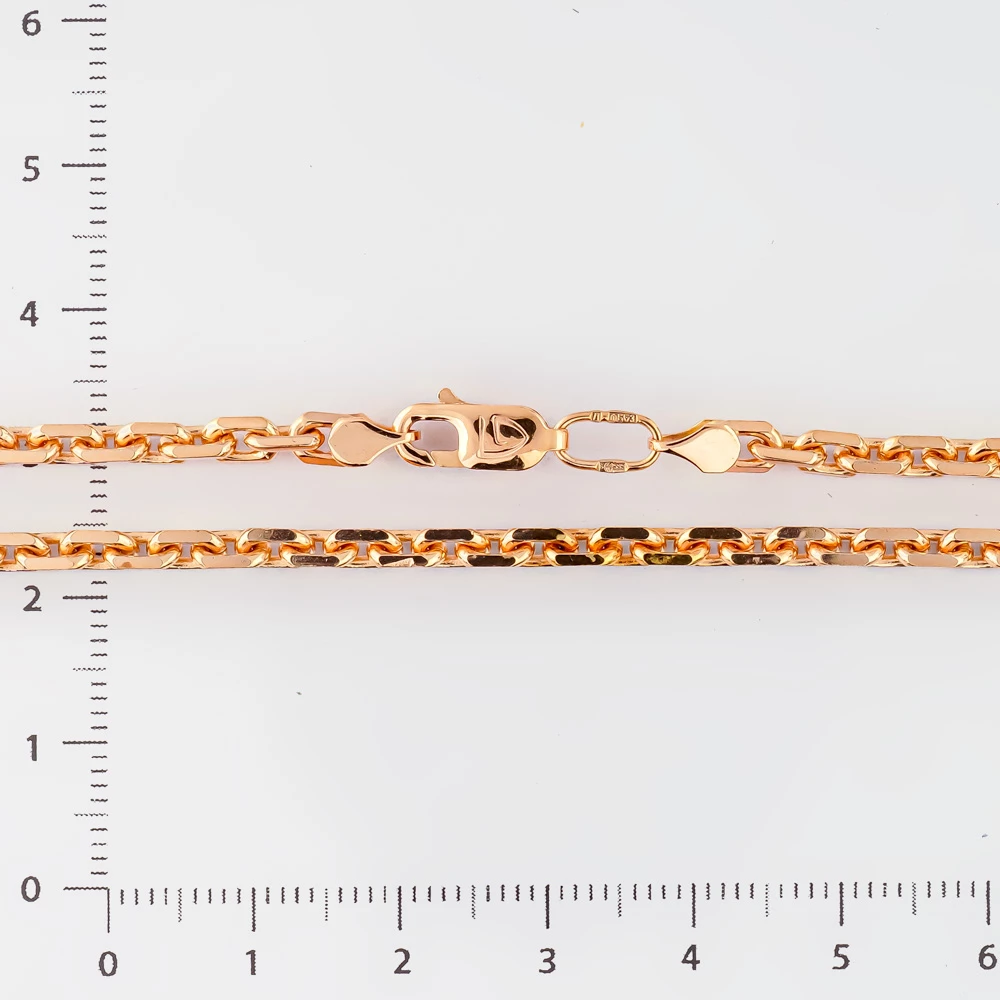 Цепь из красного золота 585 пробы
