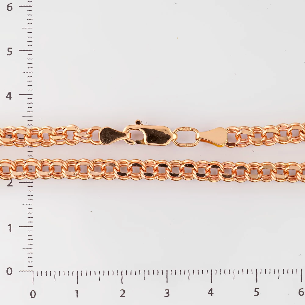 Цепь из красного золота 585 пробы