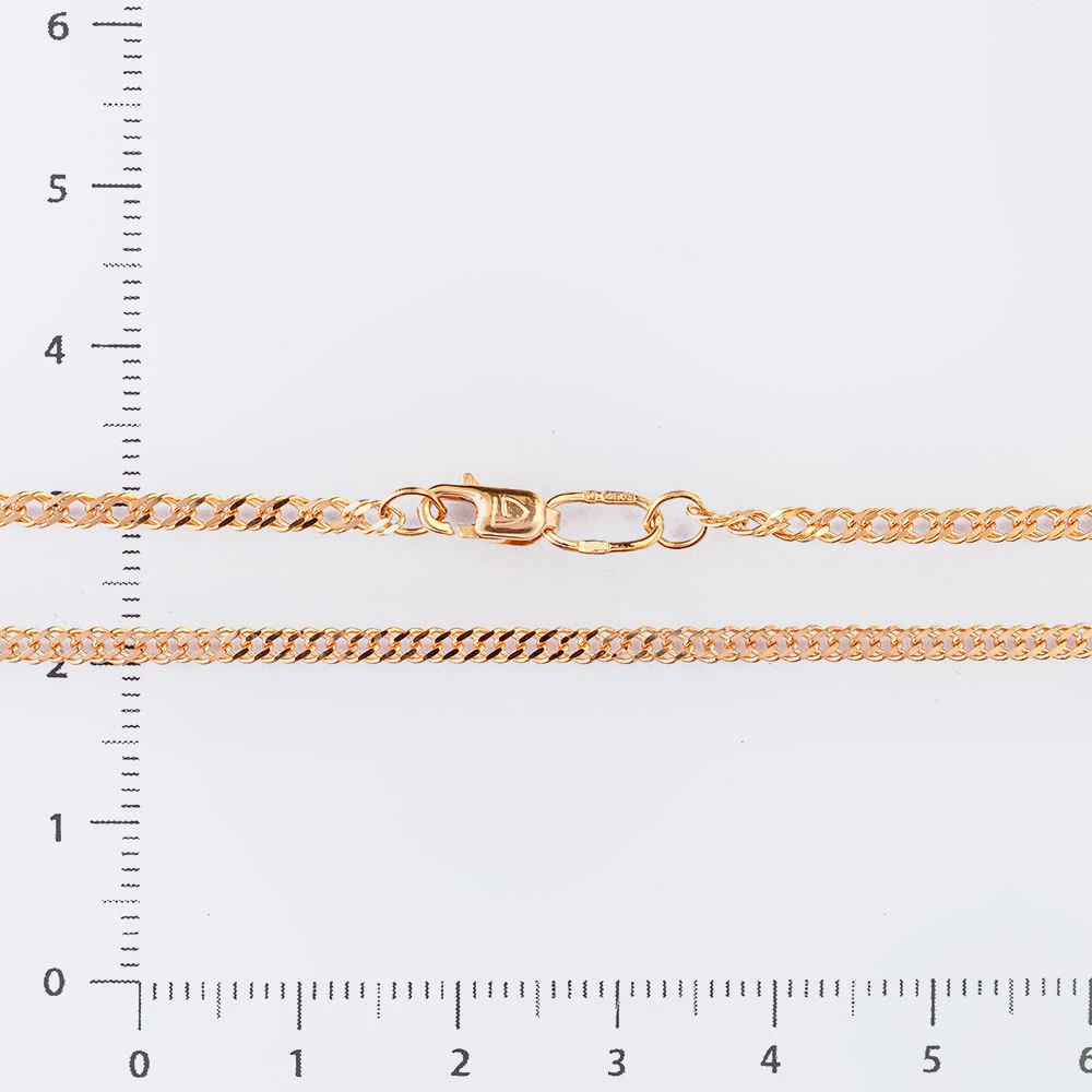 Цепь из красного золота 585 пробы