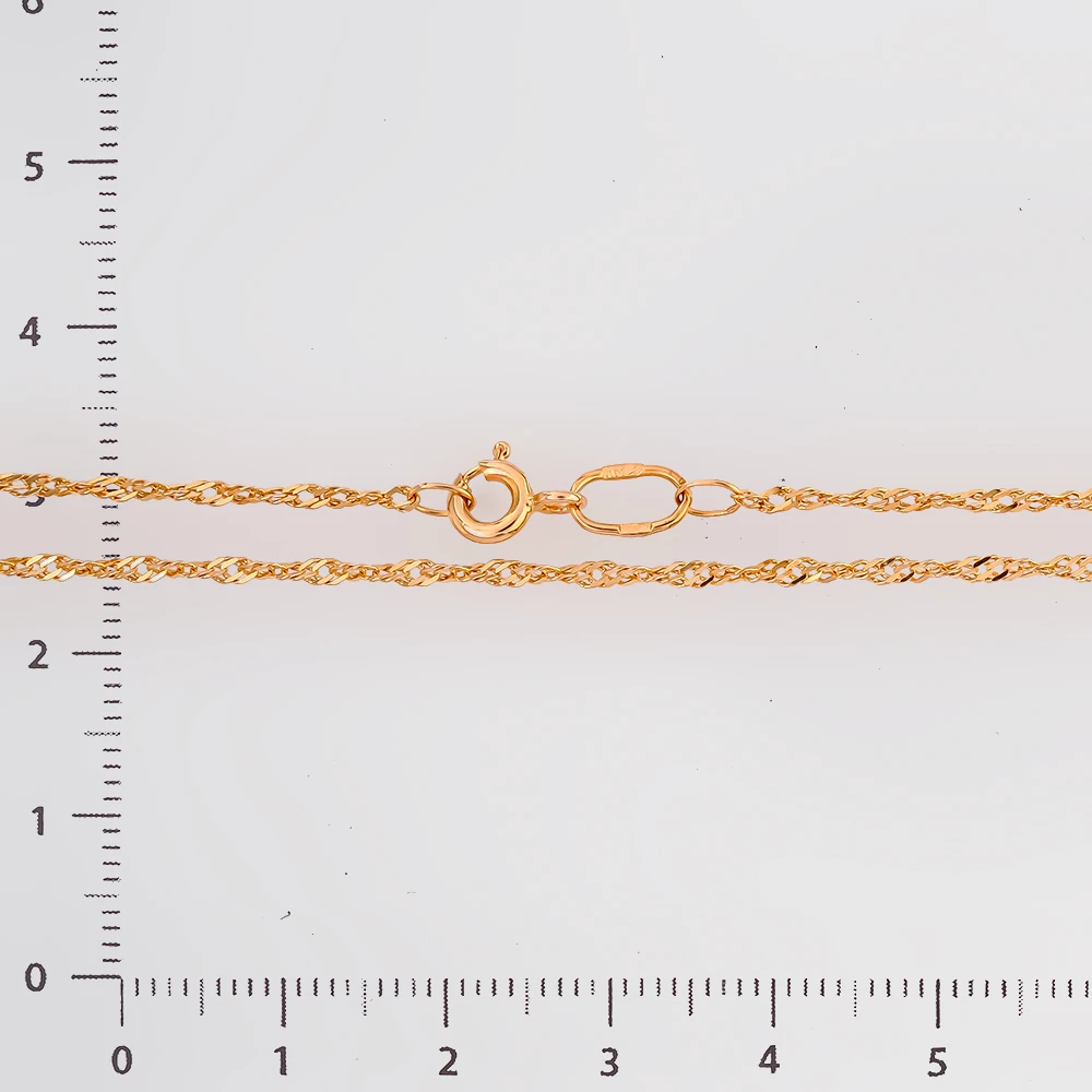 Цепь из красного золота 585 пробы