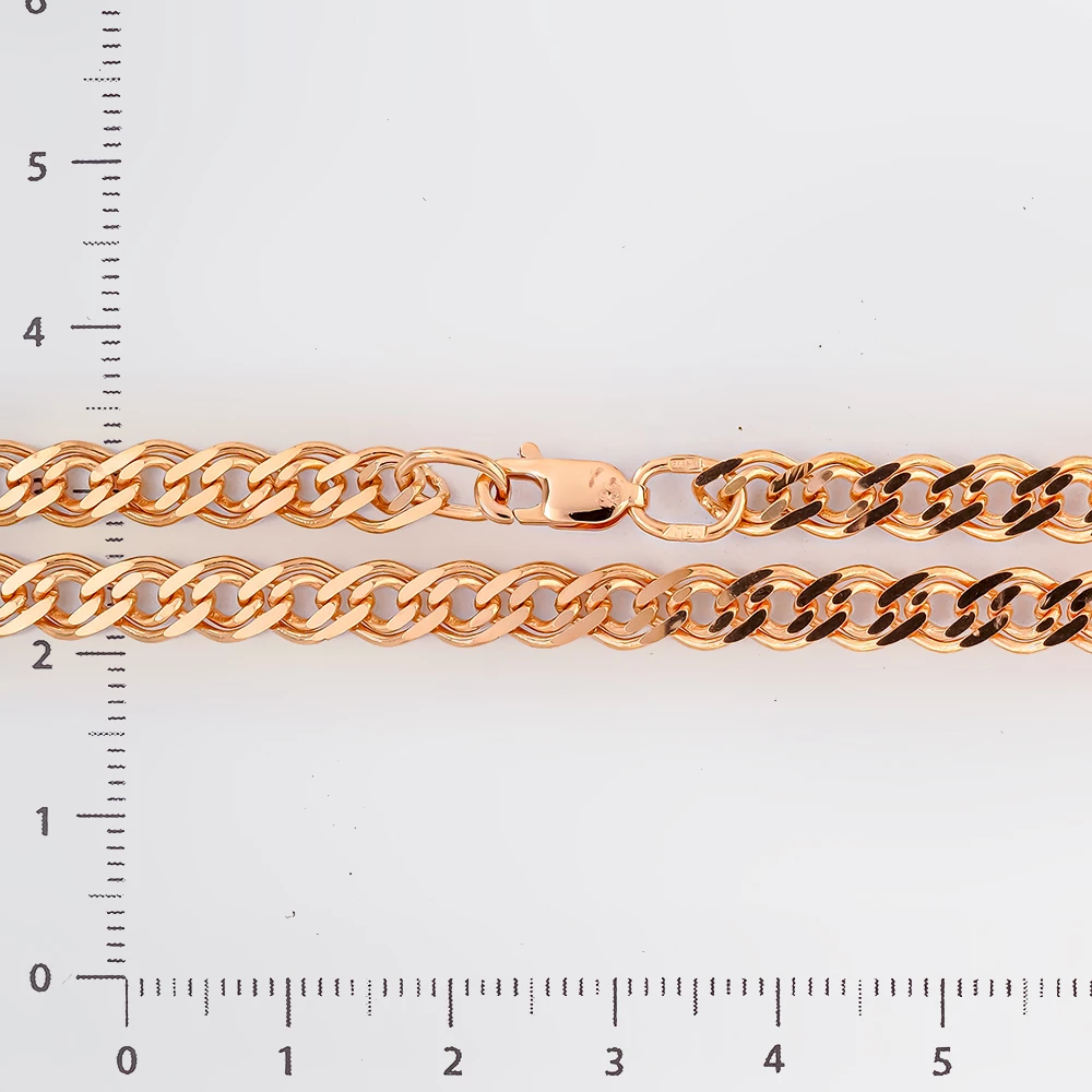 Цепь из красного золота 585 пробы