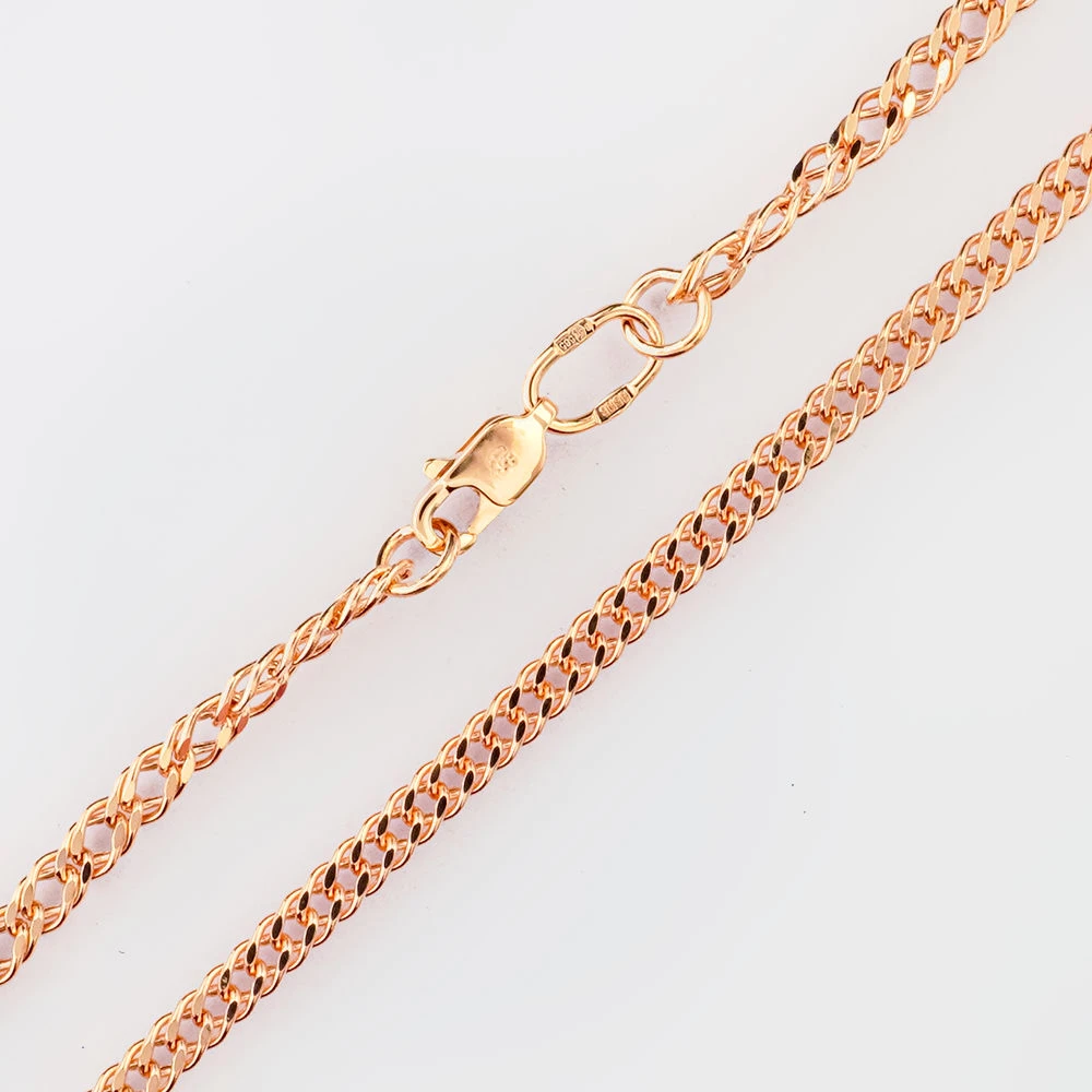 Цепь из красного золота 585 пробы