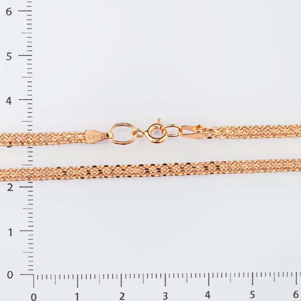 Цепь из красного золота 585 пробы