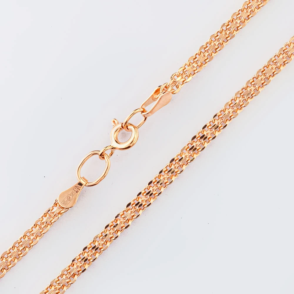 Цепь из красного золота 585 пробы