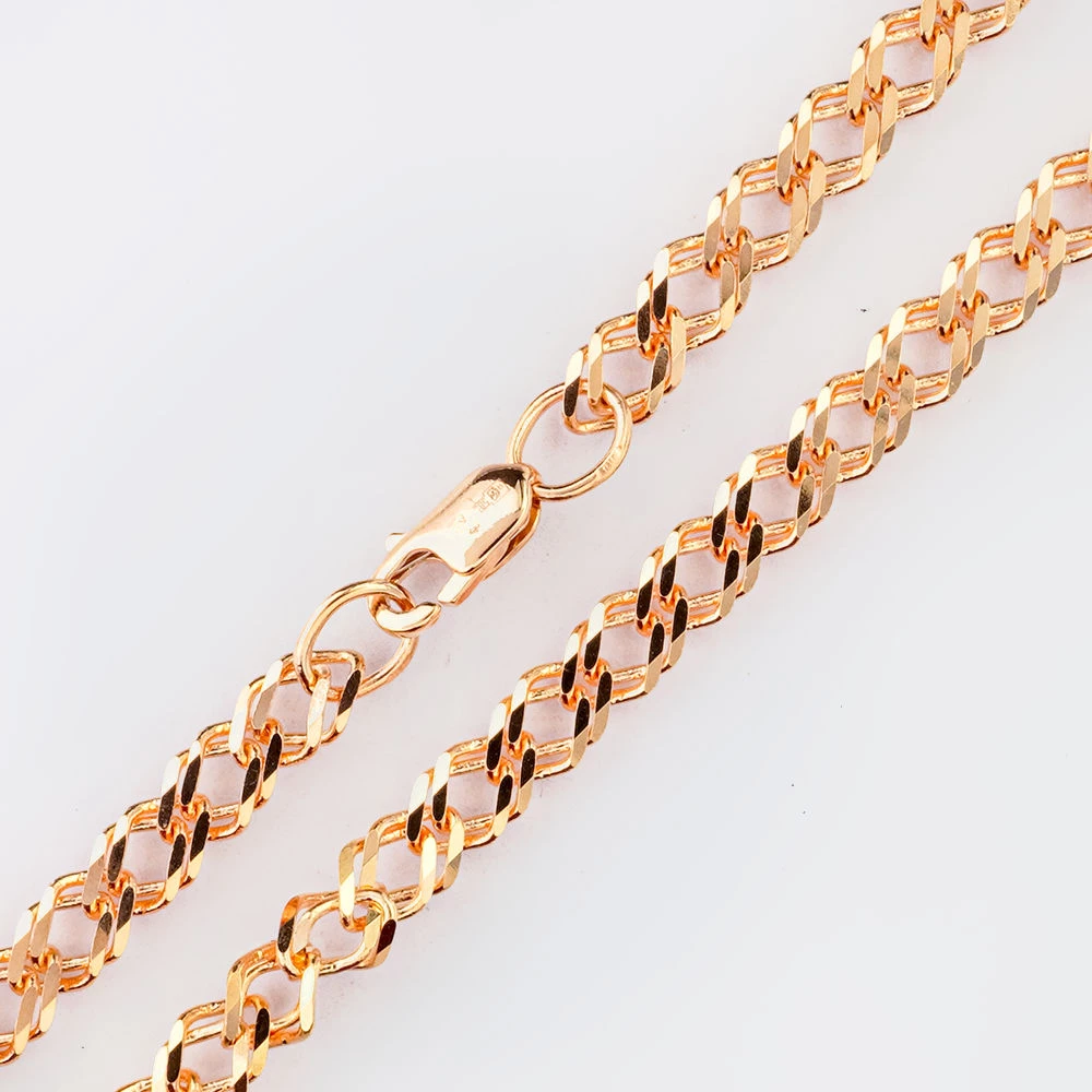 Цепь из красного золота 585 пробы