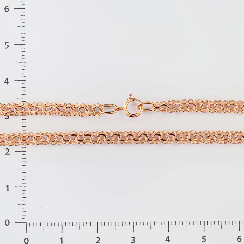 Цепь из красного золота 585 пробы