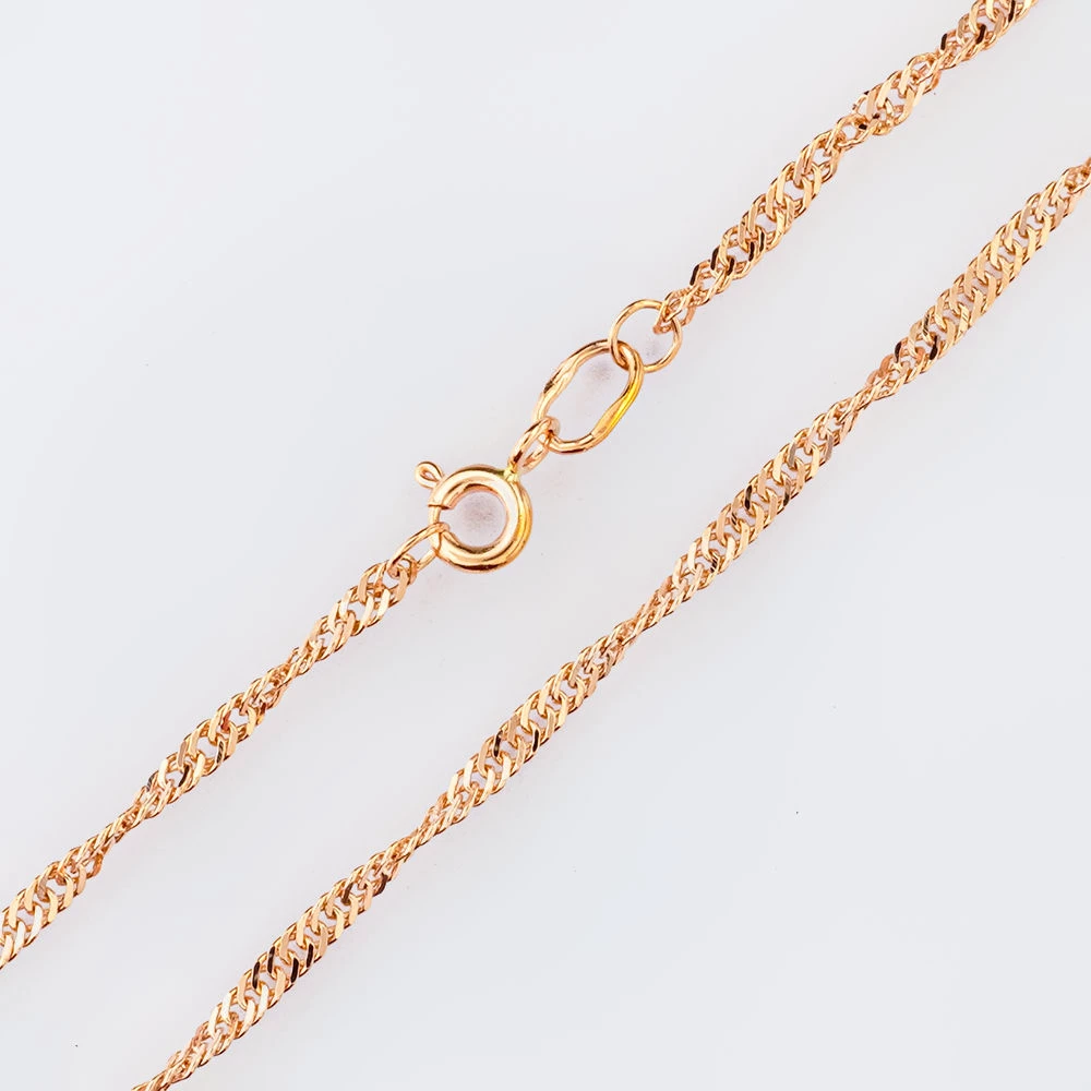 Цепь из красного золота 585 пробы