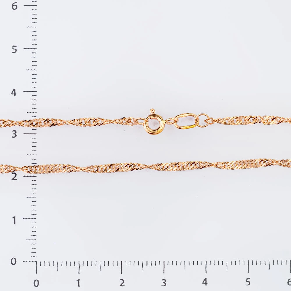 Цепь из красного золота 585 пробы