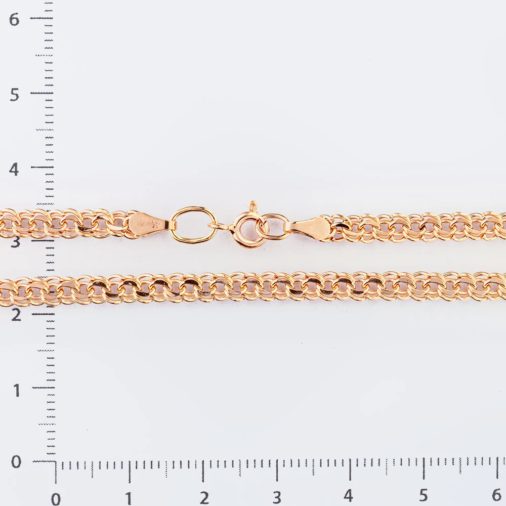 Цепь из красного золота 585 пробы