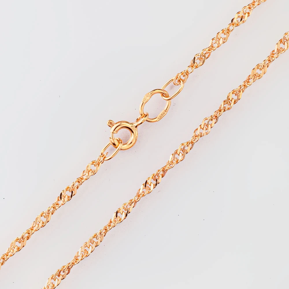 Цепь из красного золота 585 пробы