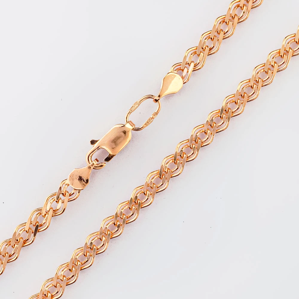 Цепь из красного золота 585 пробы