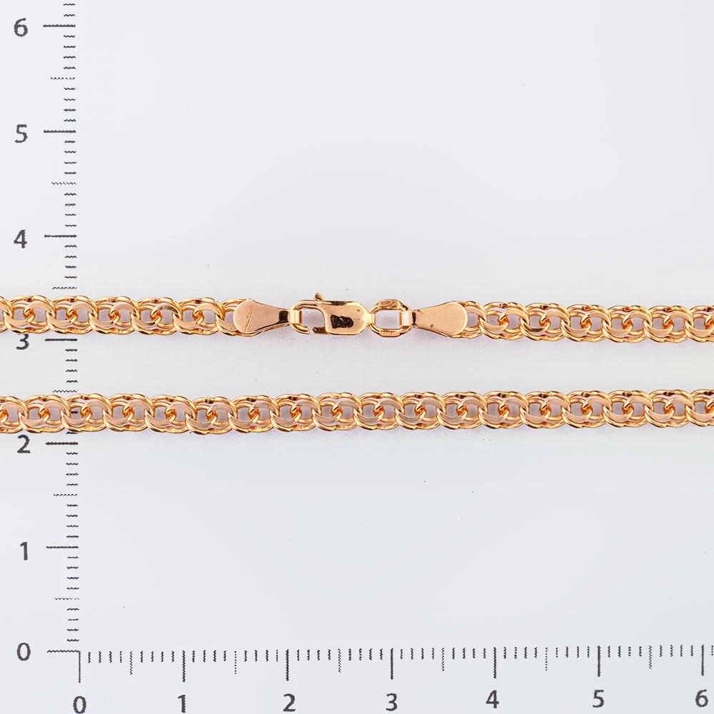 Цепь из красного золота 585 пробы