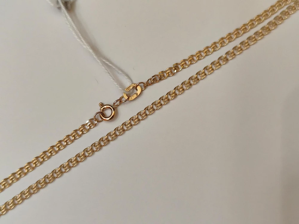 Цепь из красного золота 585 пробы