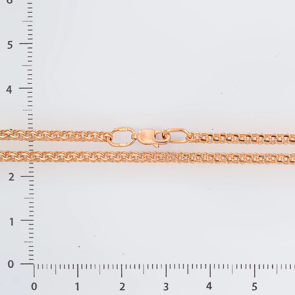 Цепь из красного золота 585 пробы