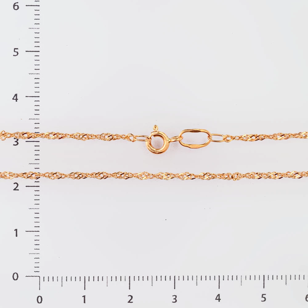 Цепь из красного золота 585 пробы