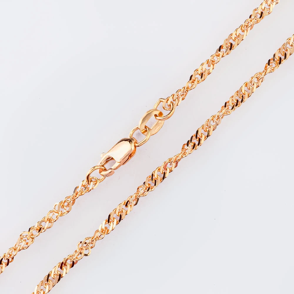 Цепь из красного золота 585 пробы