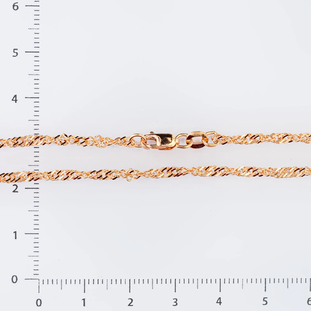 Цепь из красного золота 585 пробы