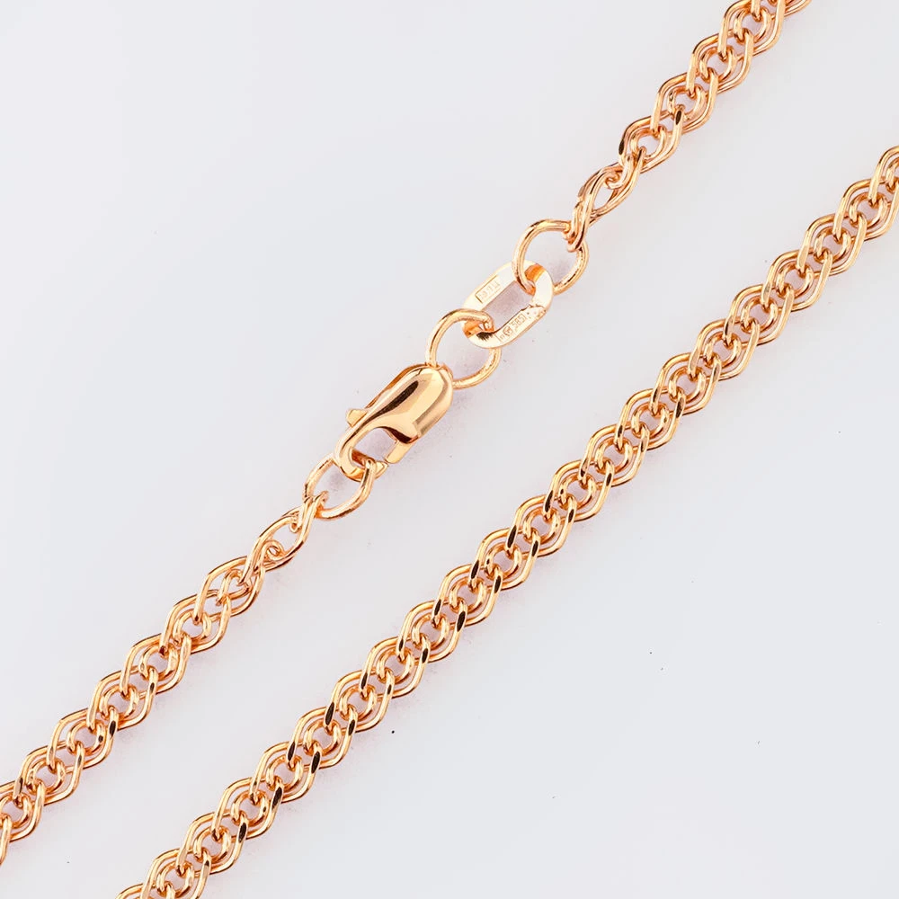 Цепь из красного золота 585 пробы