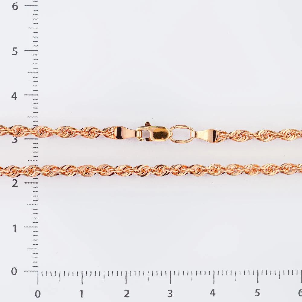 Цепь из красного золота 585 пробы