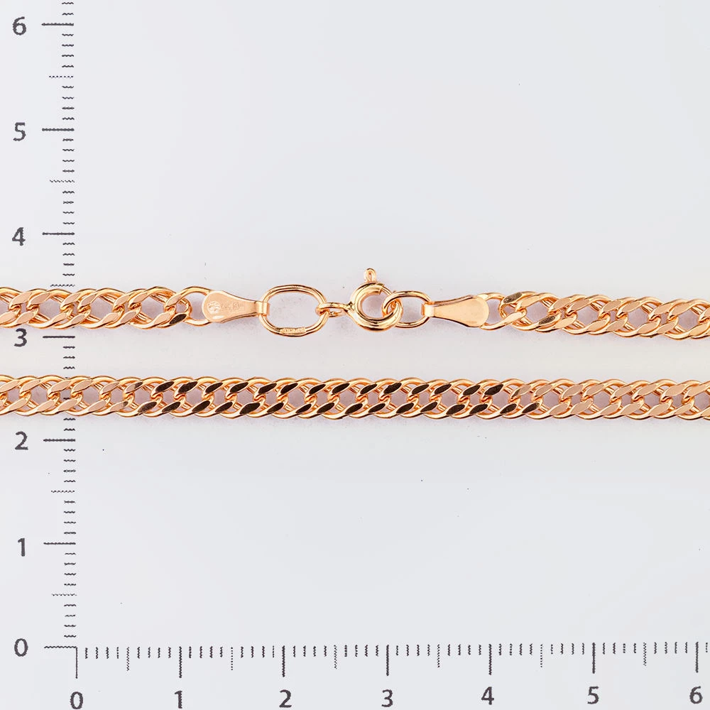 Цепь из красного золота 585 пробы