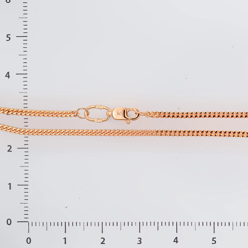 Цепь из красного золота 585 пробы