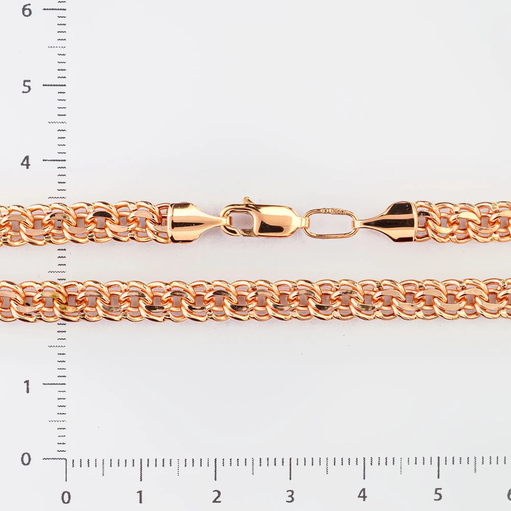 Цепь из красного золота 585 пробы