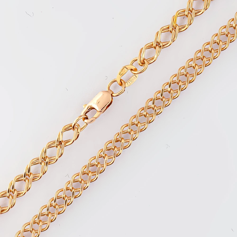 Цепь из красного золота 585 пробы