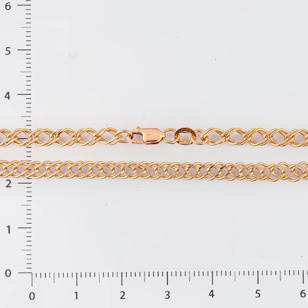 Цепь из красного золота 585 пробы