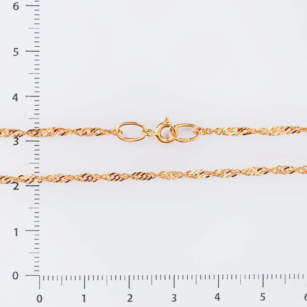 Цепь из красного золота 585 пробы