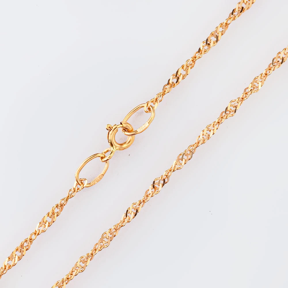 Цепь из красного золота 585 пробы