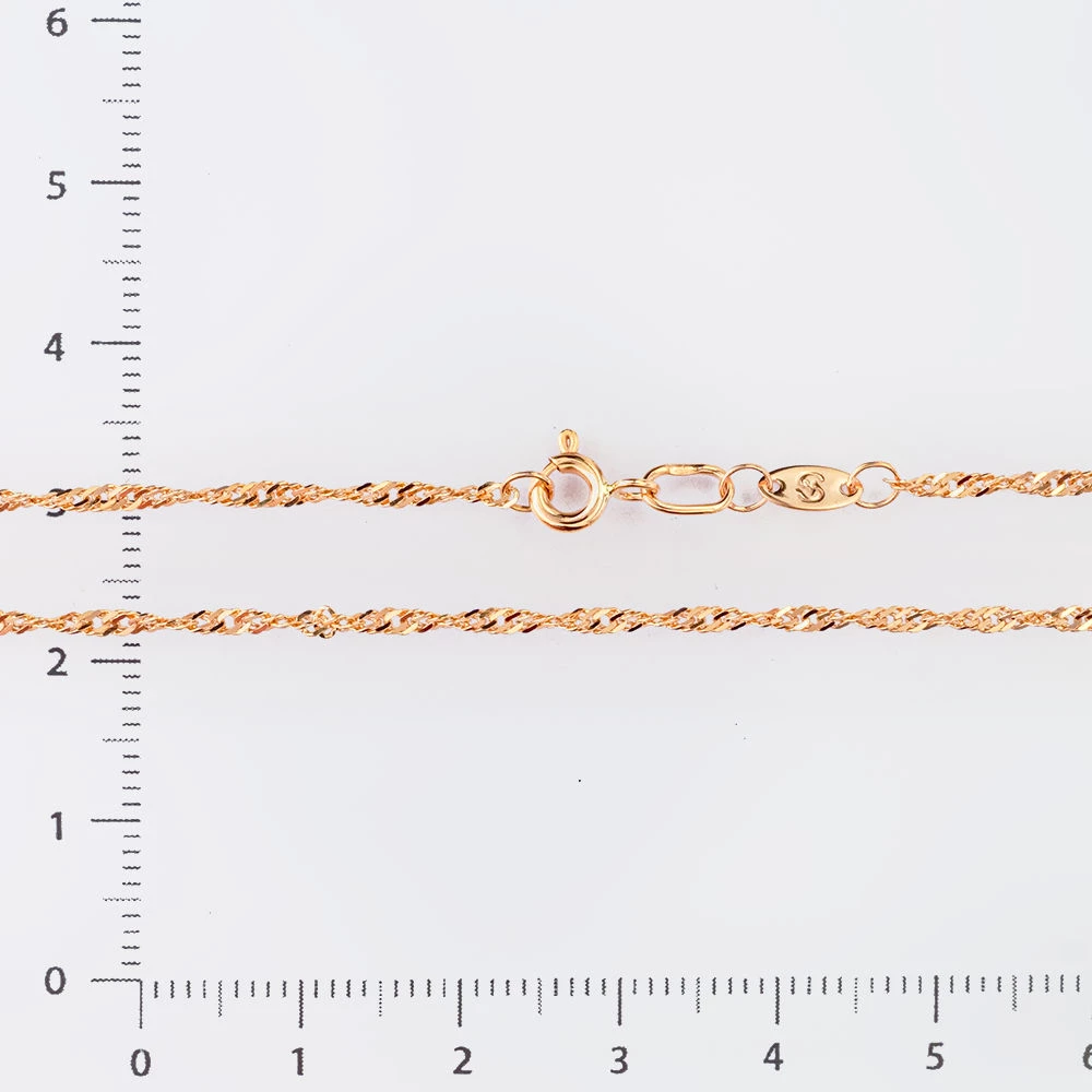 Цепь из красного золота 585 пробы