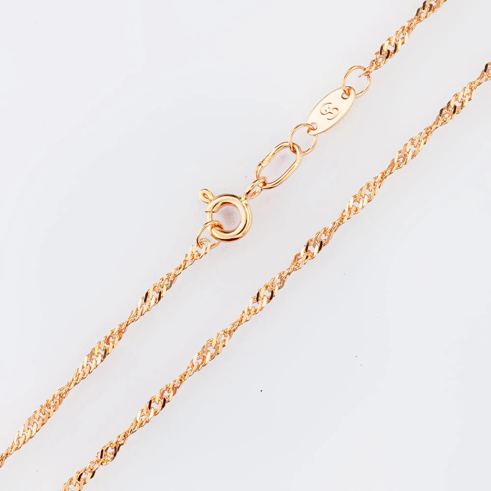 Цепь из красного золота 585 пробы