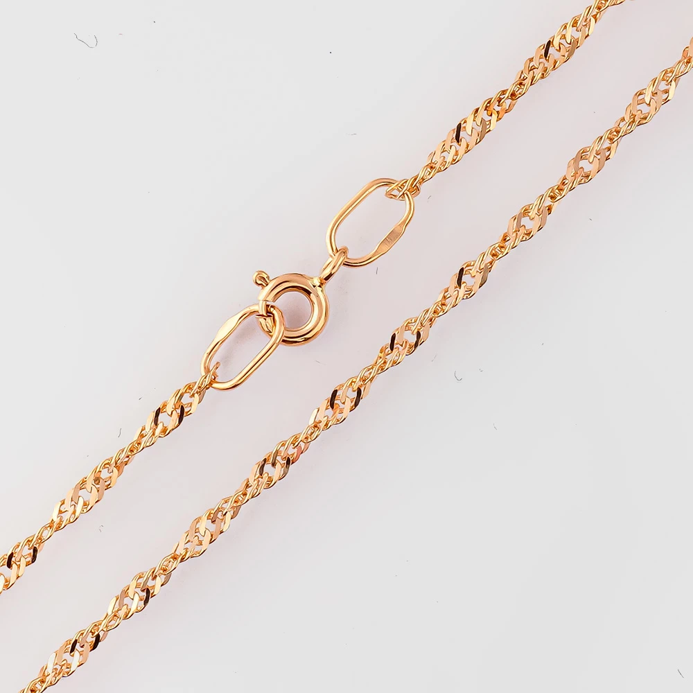 Цепь из красного золота 585 пробы