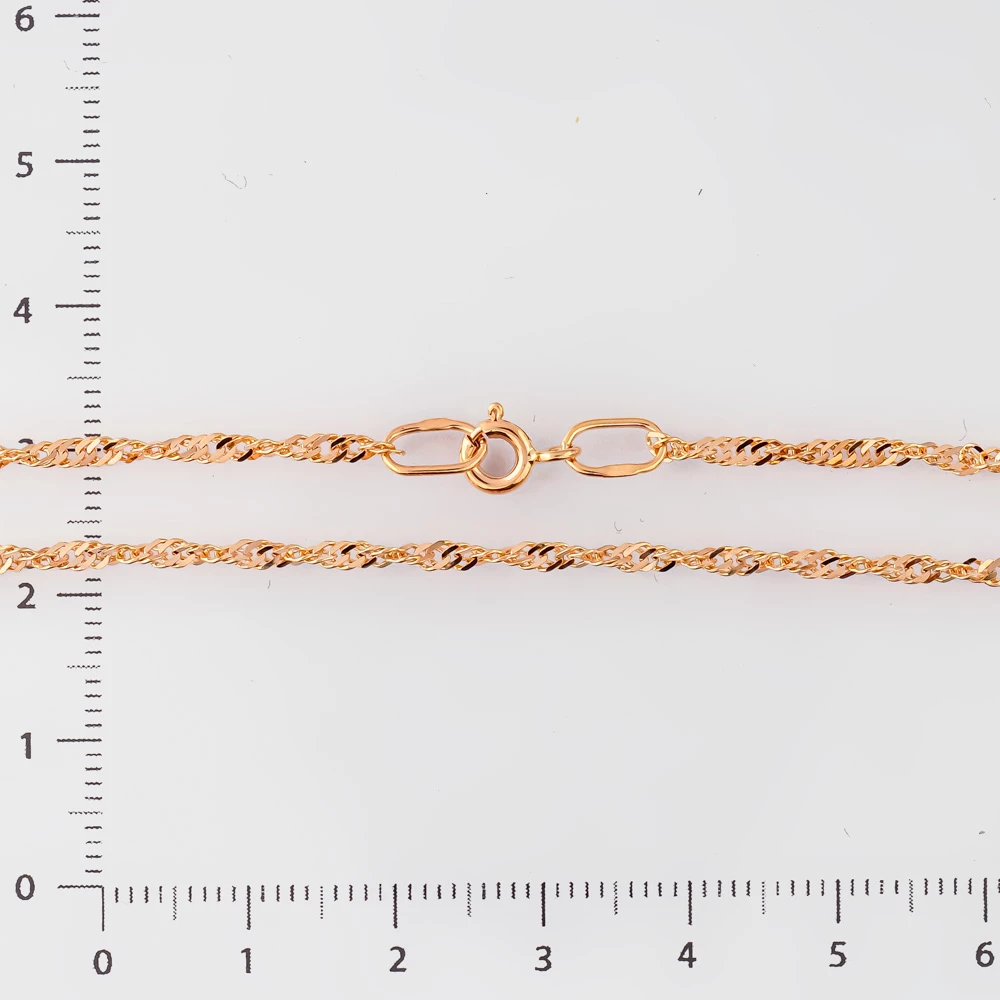 Цепь из красного золота 585 пробы