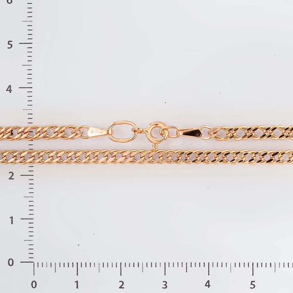 Цепь из красного золота 585 пробы