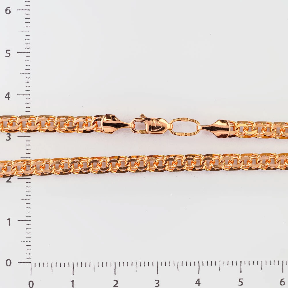 Цепь из красного золота 585 пробы
