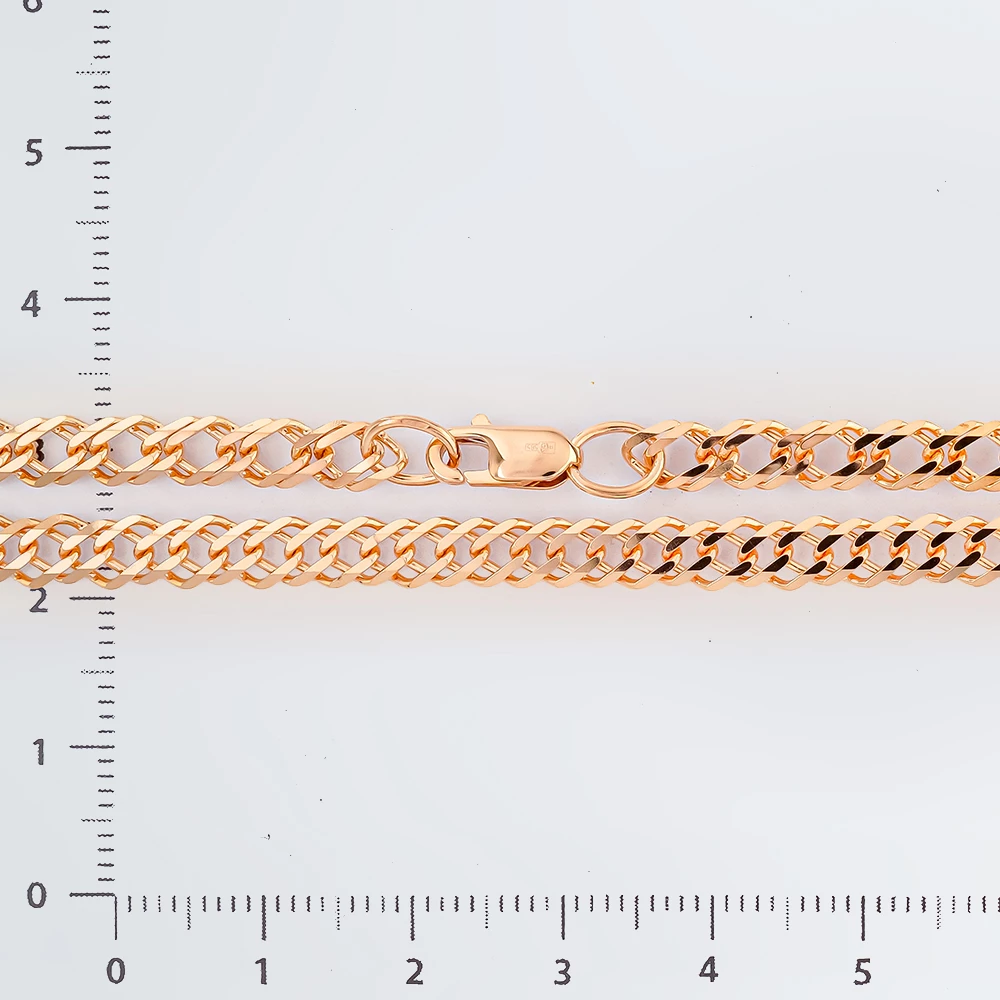 Цепь из красного золота 585 пробы