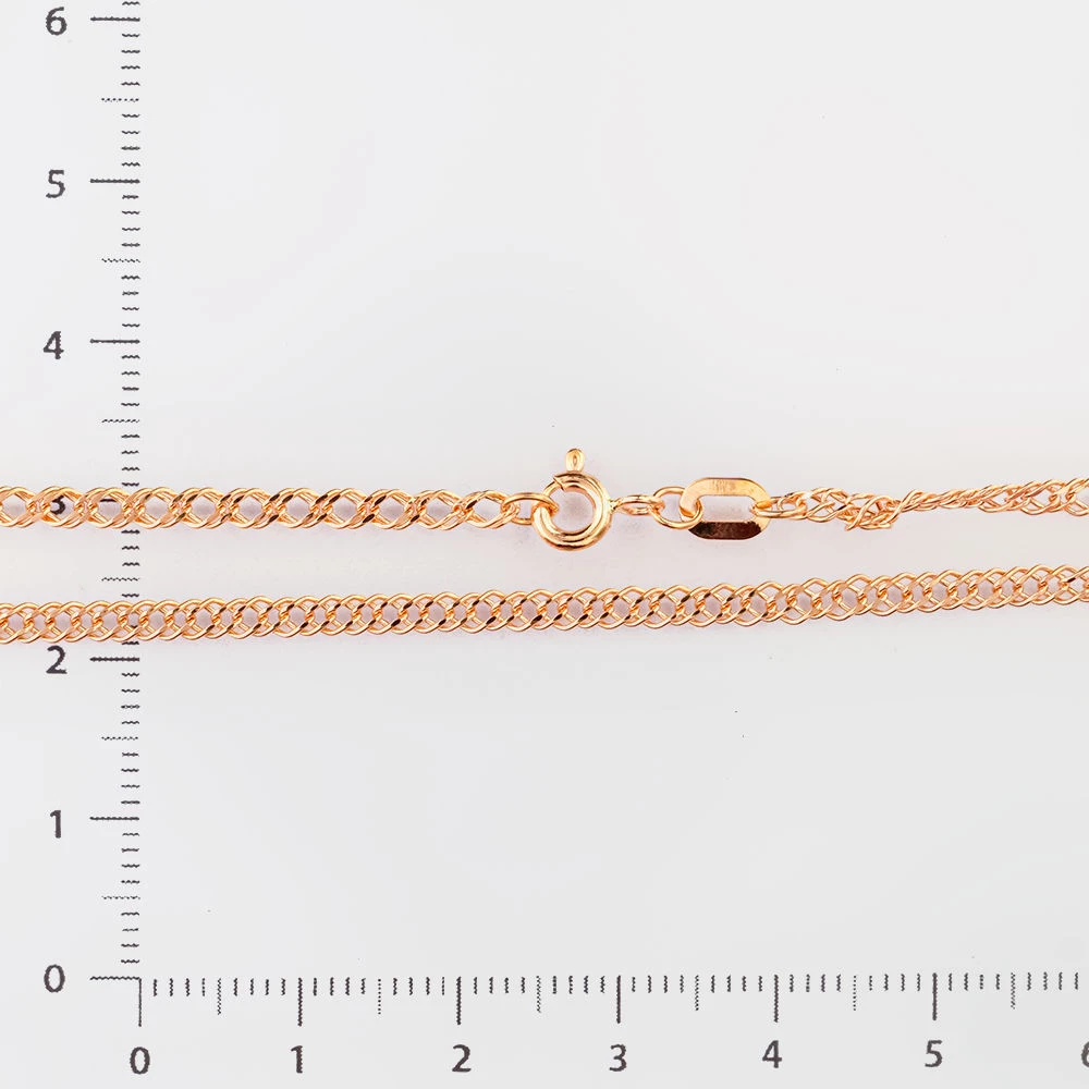 Цепь из красного золота 585 пробы