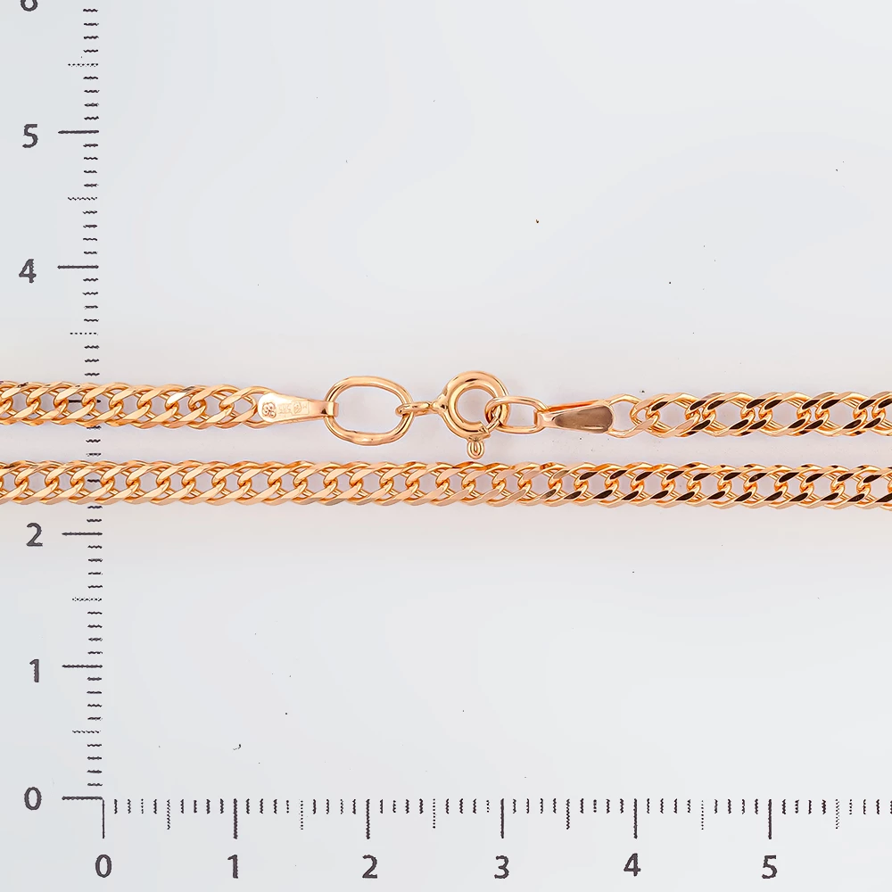 Цепь из красного золота 585 пробы