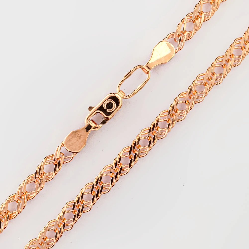 Цепь из красного золота 585 пробы