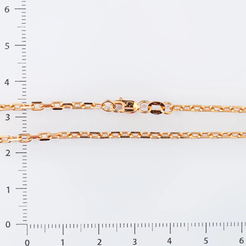 Цепь из красного золота 585 пробы