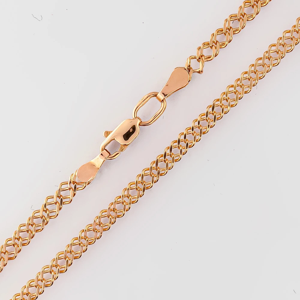 Цепь из красного золота 585 пробы